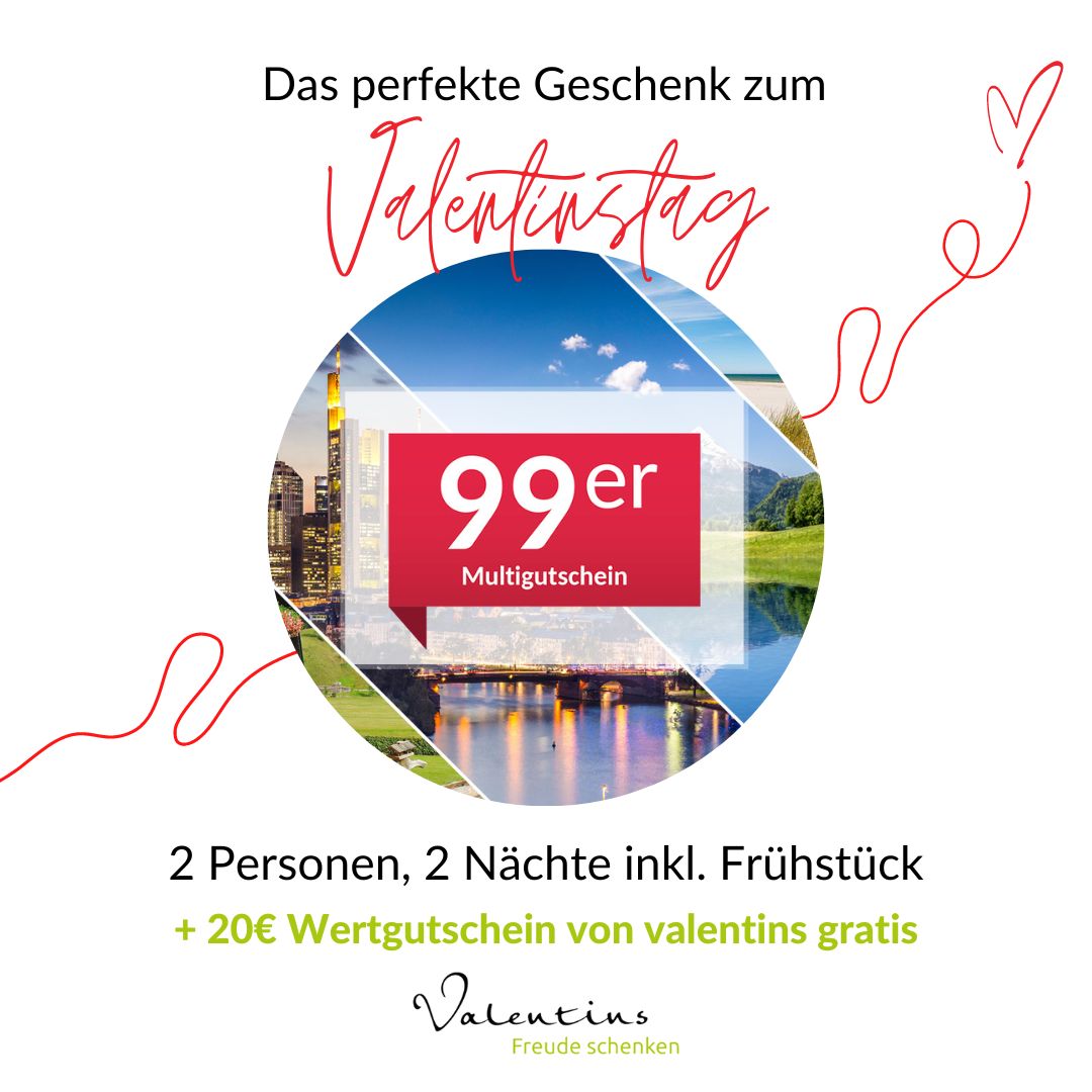 99er-Multigutschein plus Wertgutschein von valentins