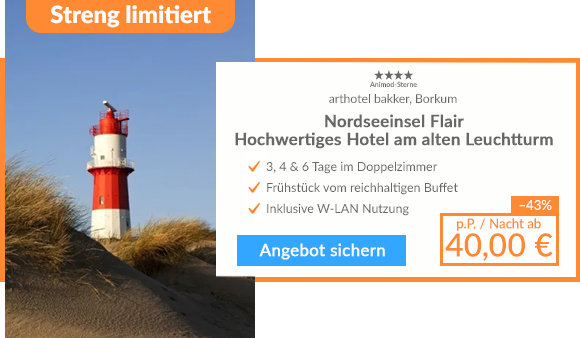 arthotel bakker auf Borkum