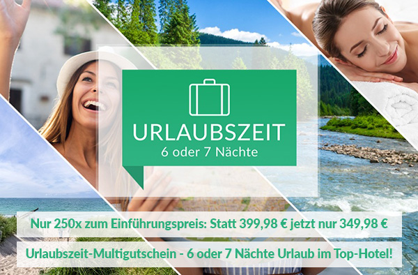 Urlaubszeit-Multigutschein