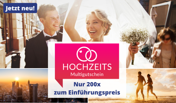 Hochzeits-Multigutschein